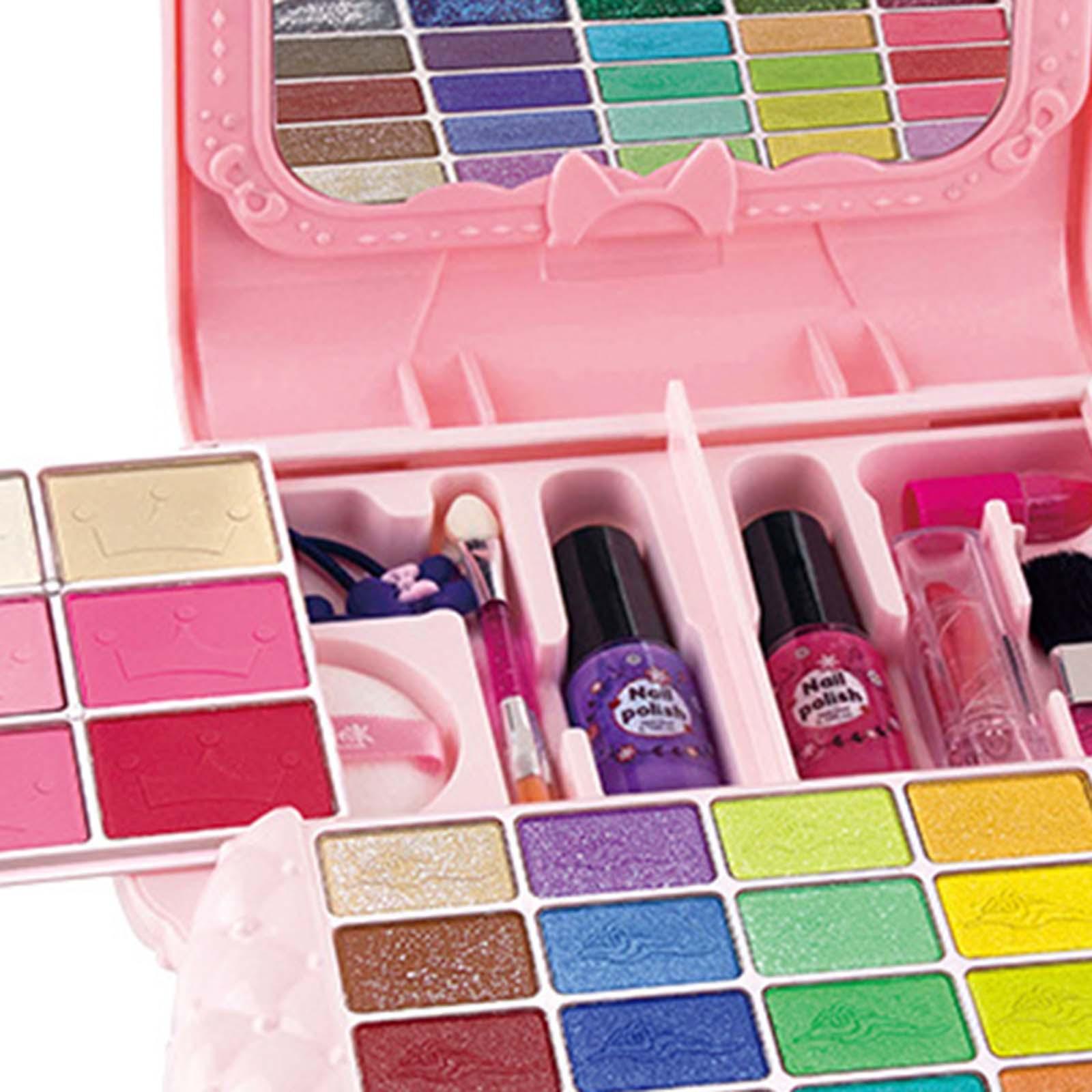 مجموعة مكياج تجميلية قابلة للغ - مراجعة Beauty Makeup Vanity Set وسعره